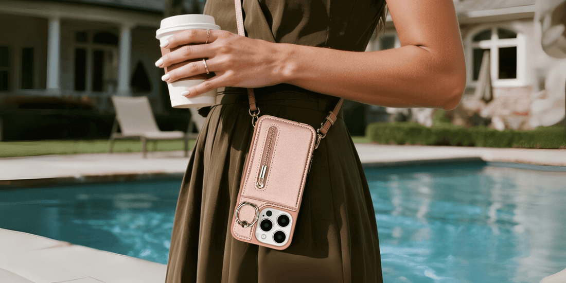 Stylish and Functional: Crossbody iPhone Card Holder Case for Women
