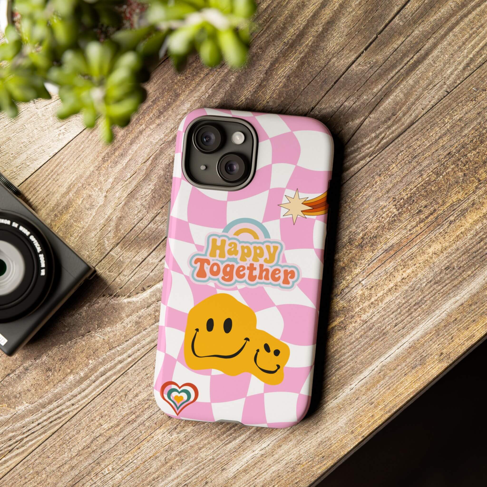 Smile More Cute Mood Sticker Case