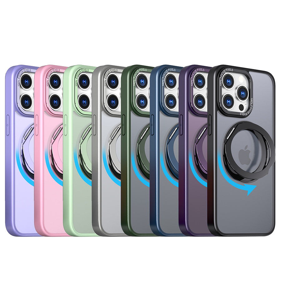 Elevating Protection: 360° Rotating Magnetic iPhone Case with Multifunctional Stand