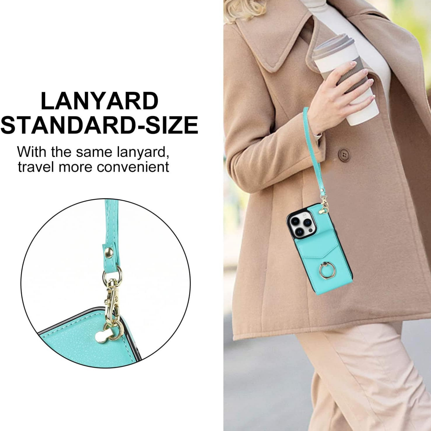Multi-Functional Wallet Phone Case green