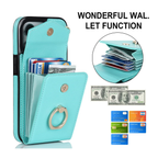 Multi-Functional Wallet Phone Case green