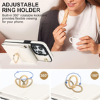 Multi-Functional Wallet Phone Case Classic White