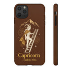 Capricorn Zodiac Geometric Charm Case