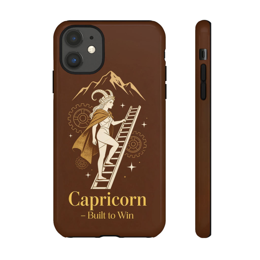 Capricorn Zodiac Geometric Charm Case