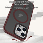 Silicone Magnetic iPhone Case Red