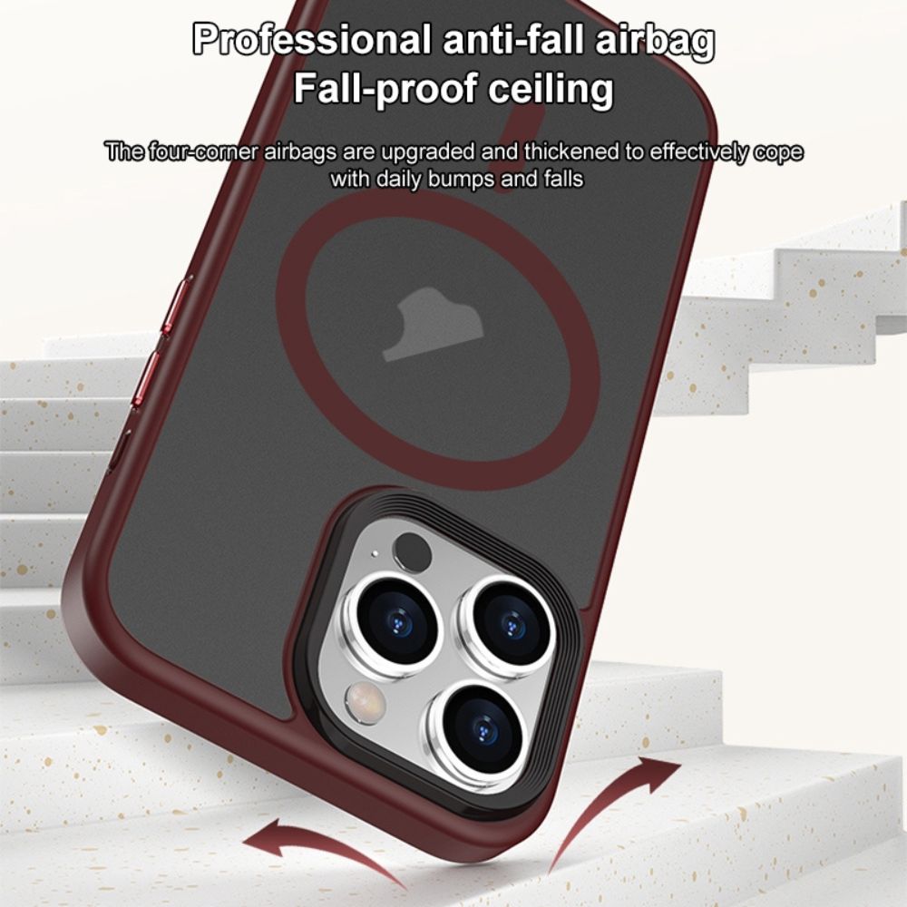 Silicone Magnetic iPhone Case Red