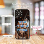 Custom Glass Photo iPhone Case