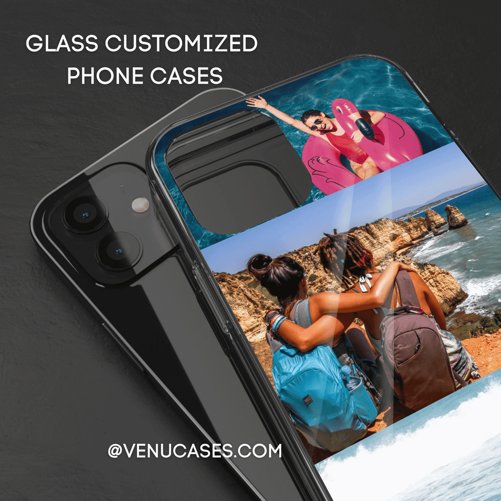 Custom Glass Photo iPhone Case