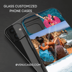 Custom Glass Photo iPhone Case