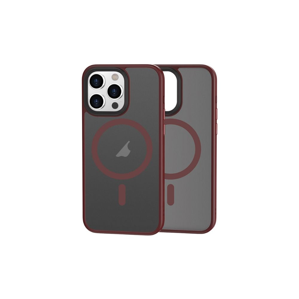 Silicone Magnetic iPhone Case Red
