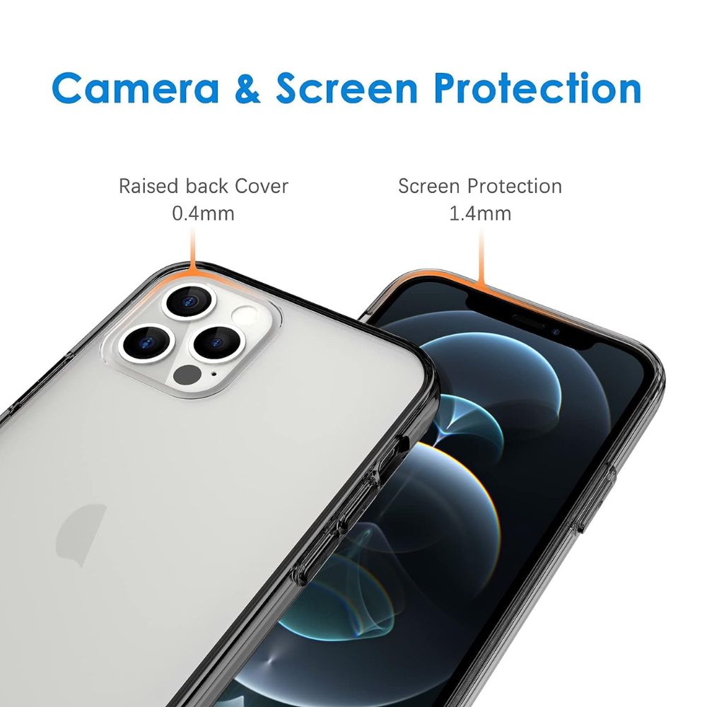 Black Frame Clear iPhone Case