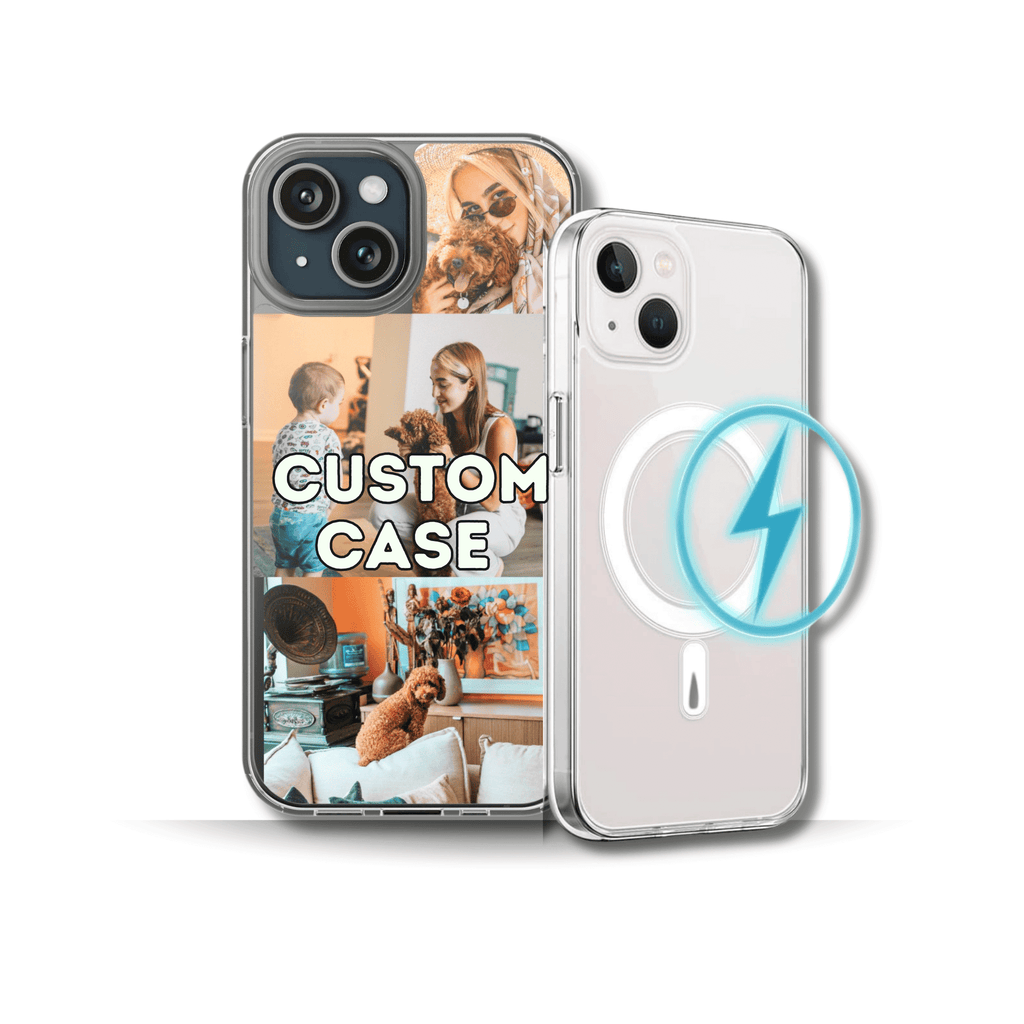 Custom Magnetic Clear Photo iPhone Case