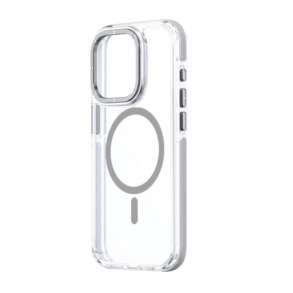 Gray Transparent MagSafe iPhone Case