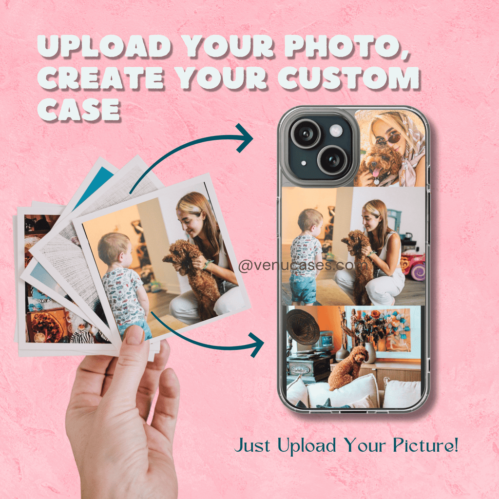 Custom Magnetic Clear Photo iPhone Case