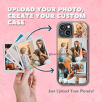 Custom Magnetic Clear Photo iPhone Case
