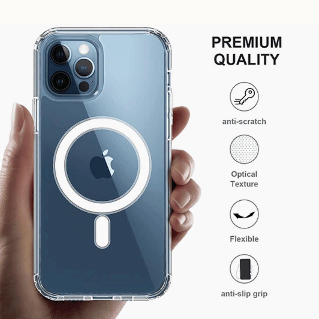 Custom Magnetic Clear Photo iPhone Case