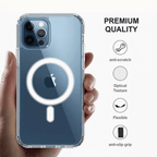 Custom Magnetic Clear Photo iPhone Case