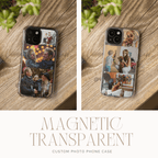 Custom Magnetic Clear Photo iPhone Case