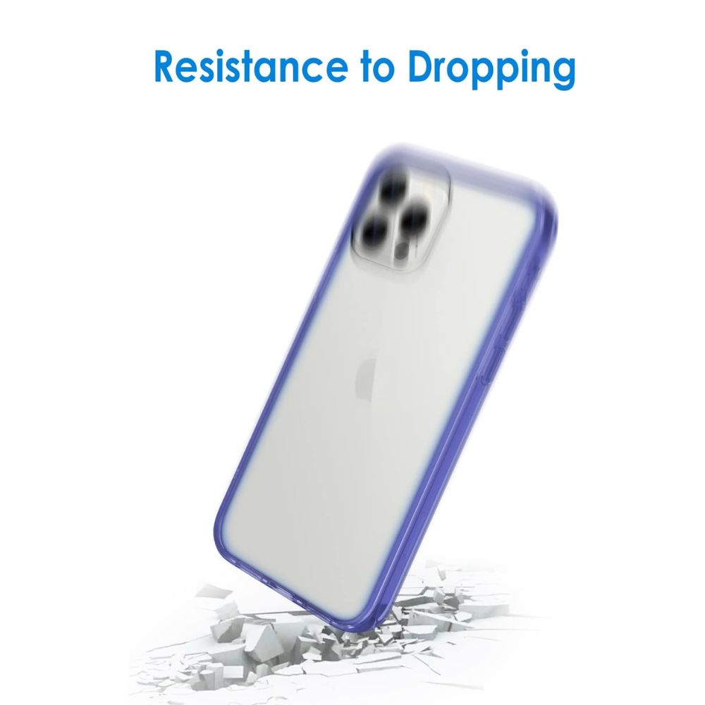 Purple Frame Clear iPhone Case