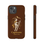 Capricorn Zodiac Geometric Charm Case