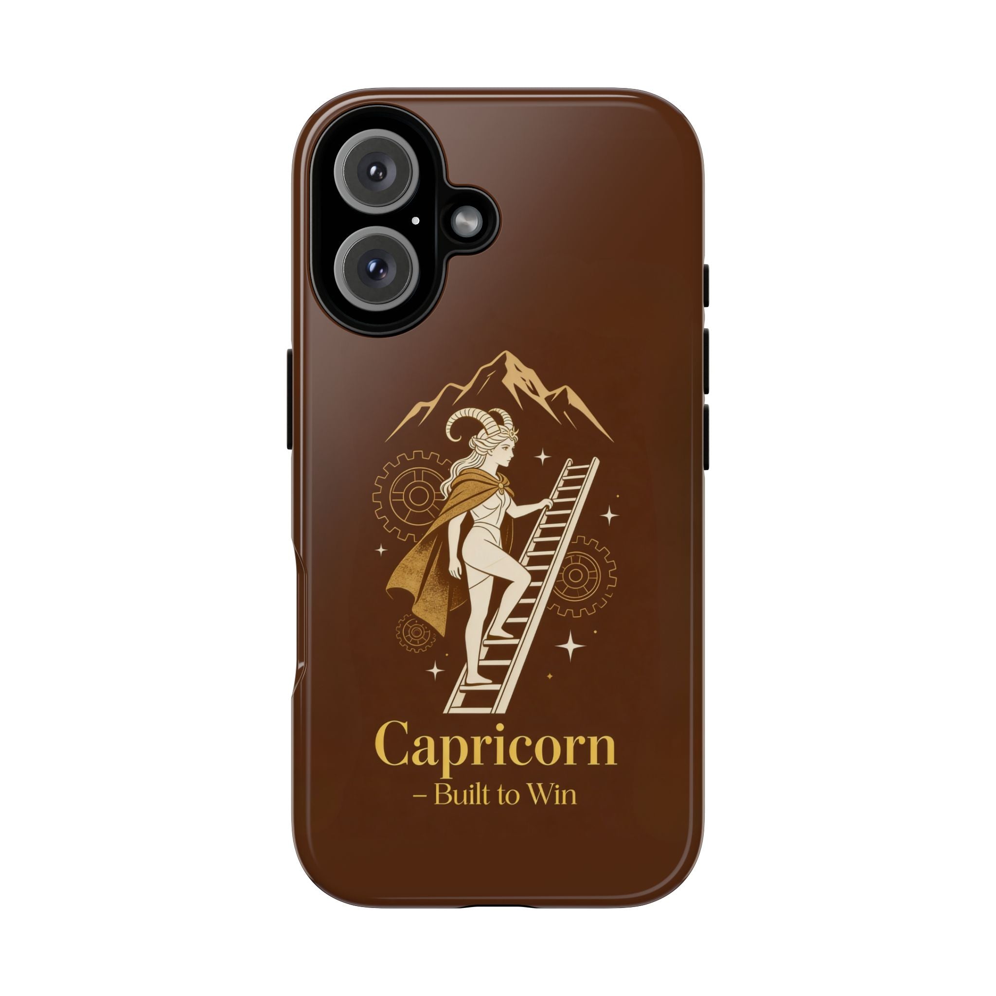 Capricorn Zodiac Geometric Charm Case