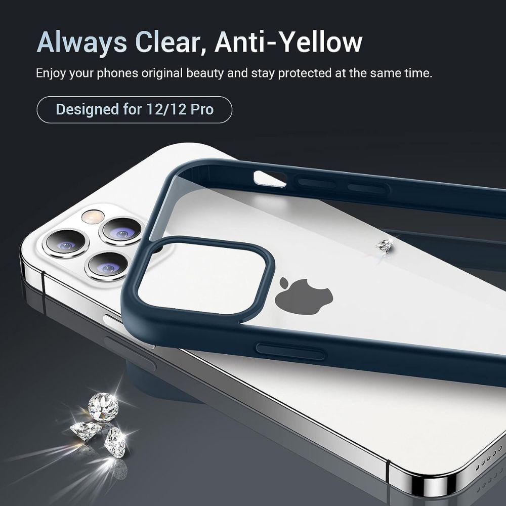Black Frame Clear iPhone Case
