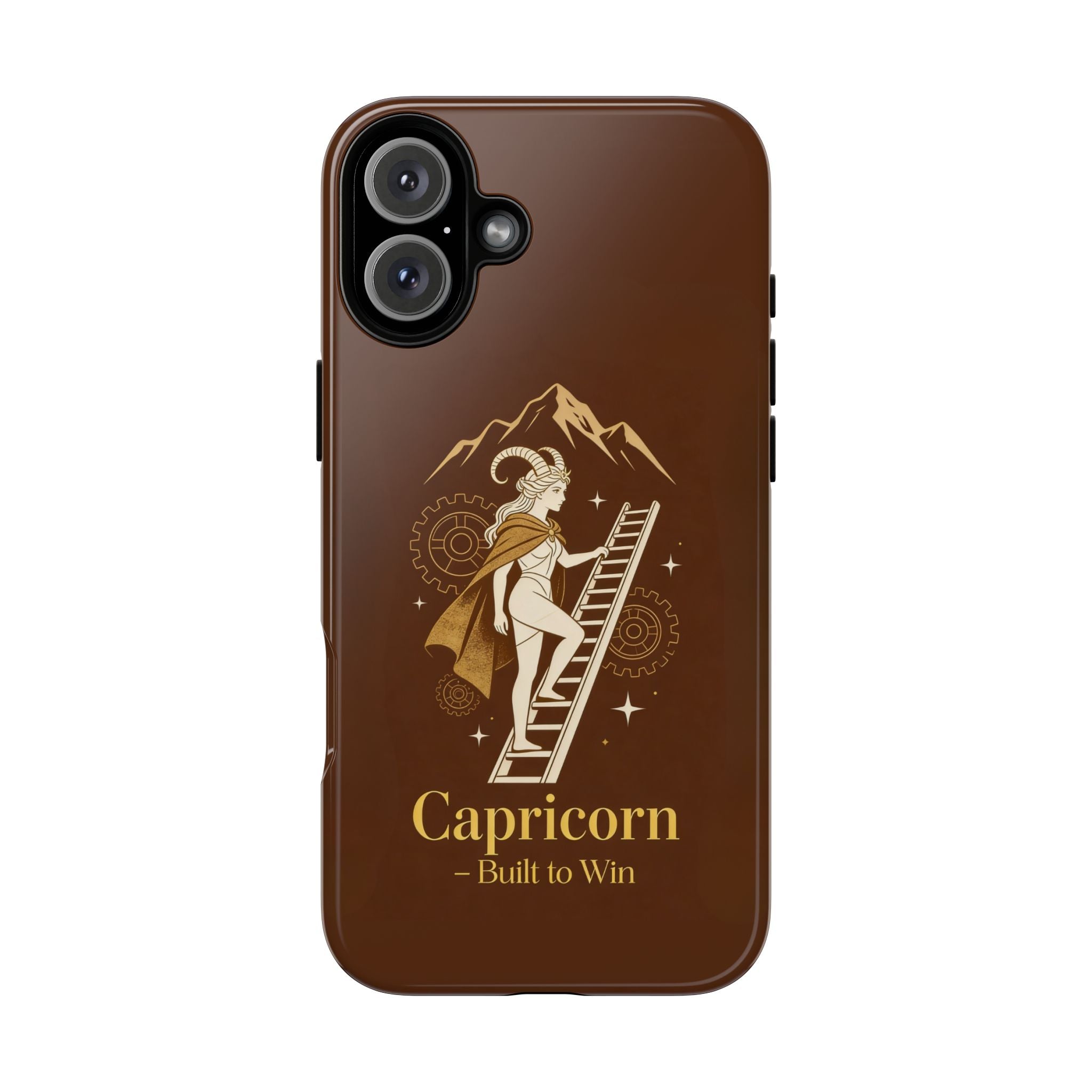 Capricorn Zodiac Geometric Charm Case