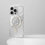 Magnetic White Mirage iPhone Case