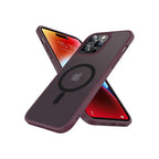 Silicone Magnetic iPhone Case Red