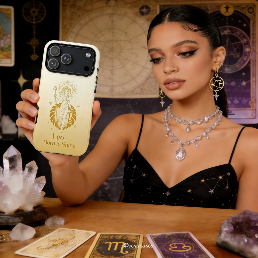 Leo Zodiac Solar Charm Case