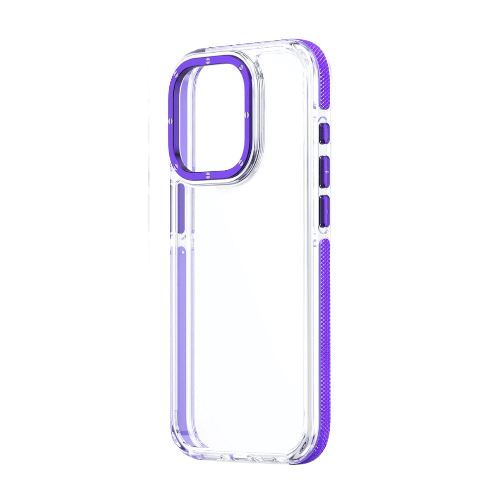 Purple Transparent iPhone Case
