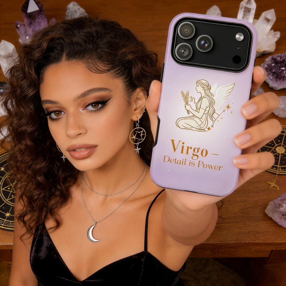 Virgo Zodiac Nature Blessing Case