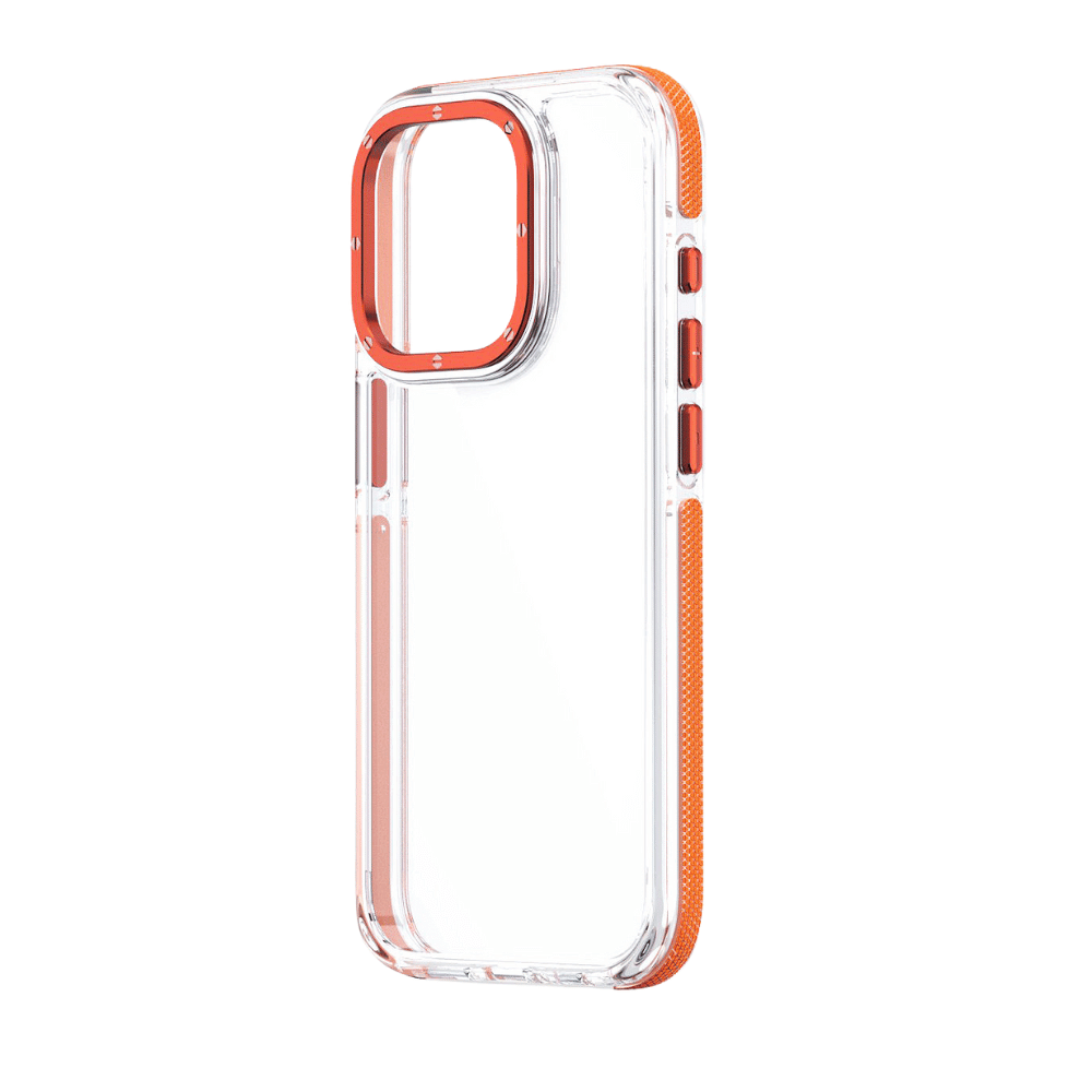 Orange Transparent iPhone Case