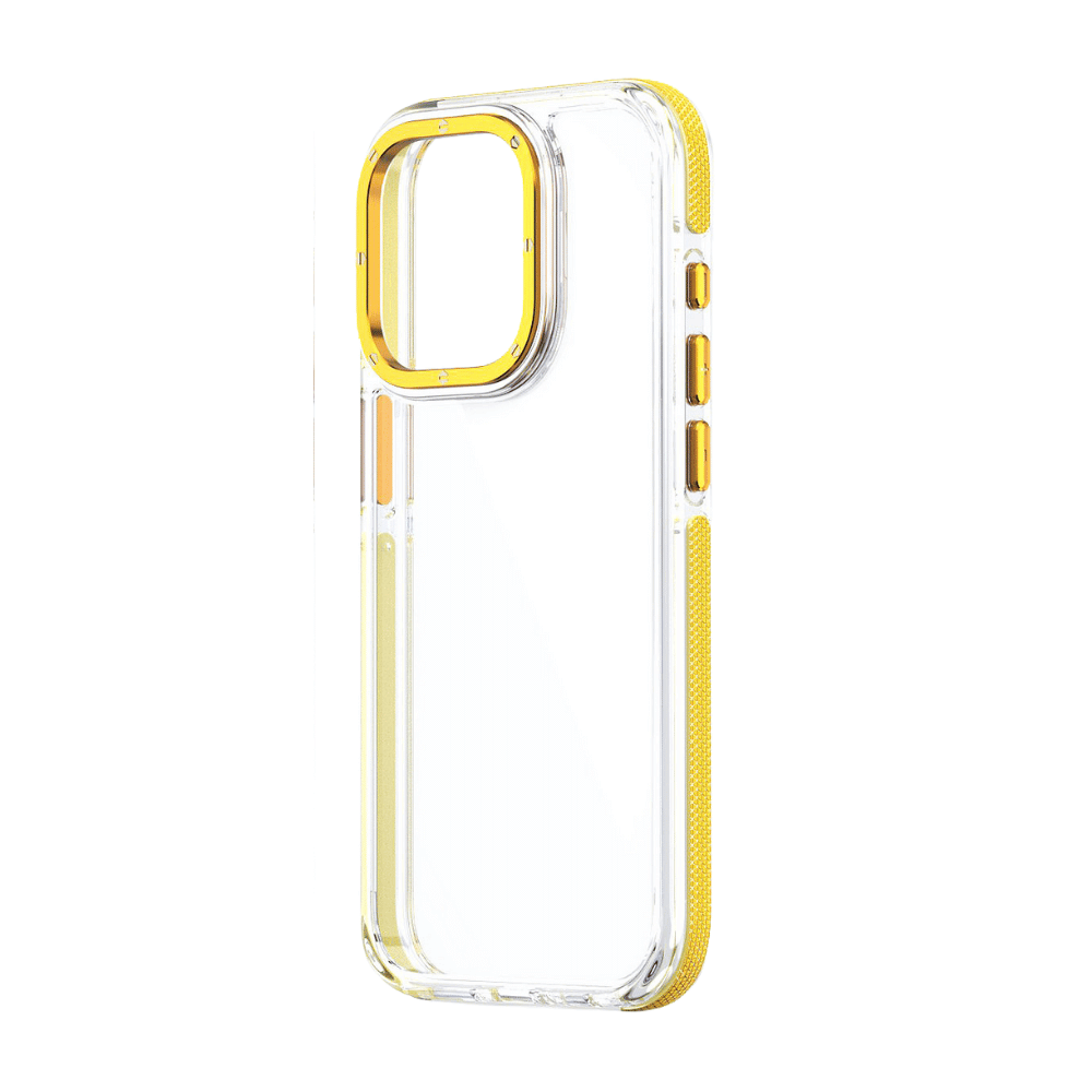 Yellow Transparent iPhone Case