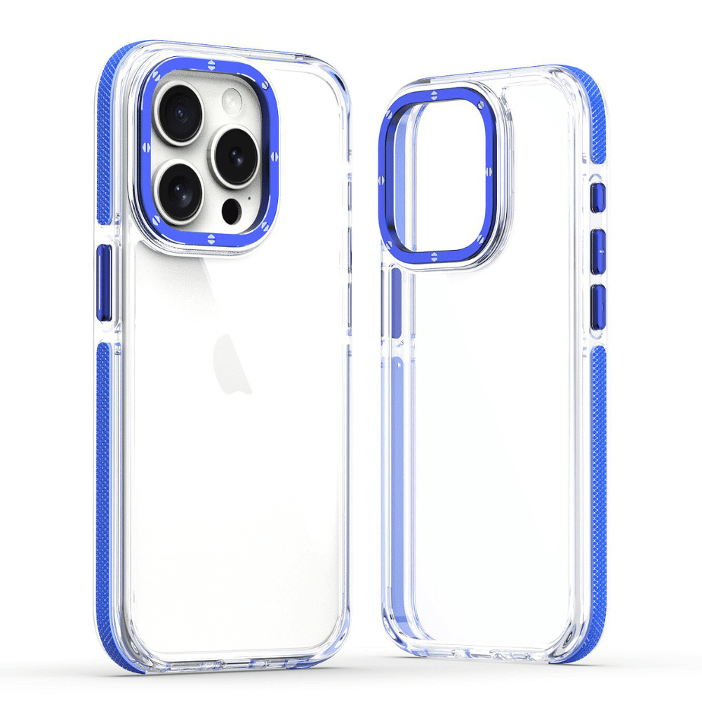 Blue Transparent iPhone Case