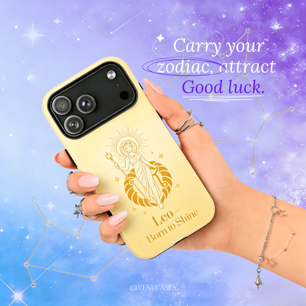 Leo Zodiac Solar Charm Case