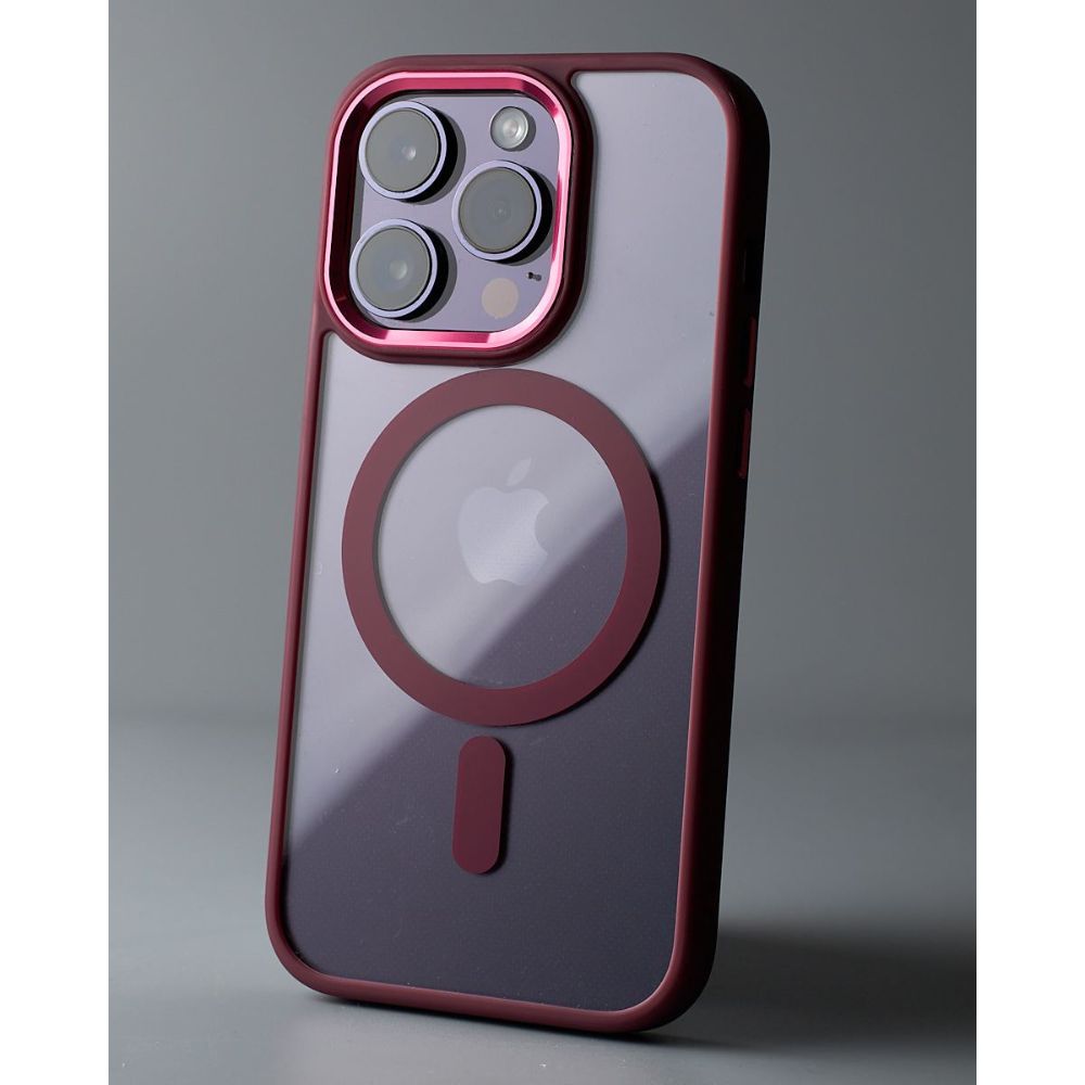 Silicone Magnetic iPhone Case Red