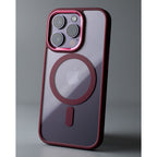 Silicone Magnetic iPhone Case Red