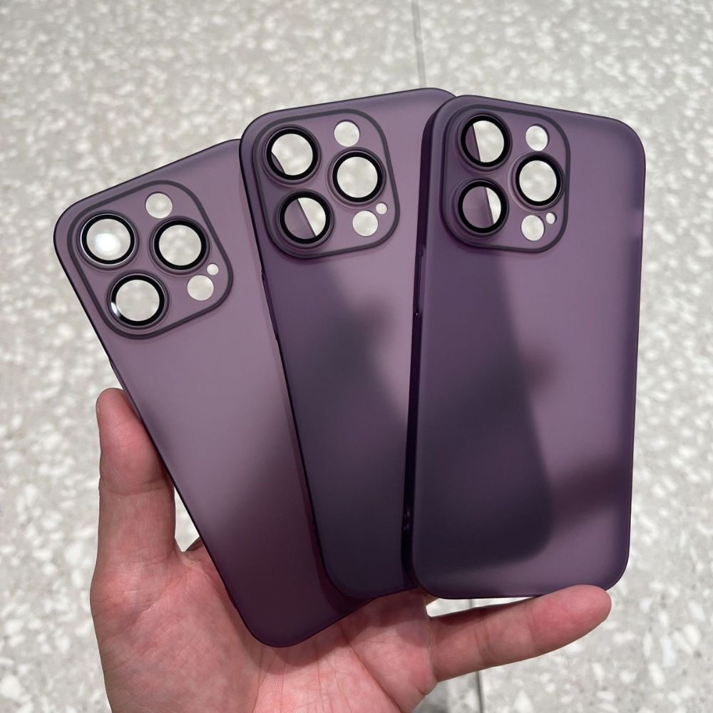 Purple Matte iPhone Case