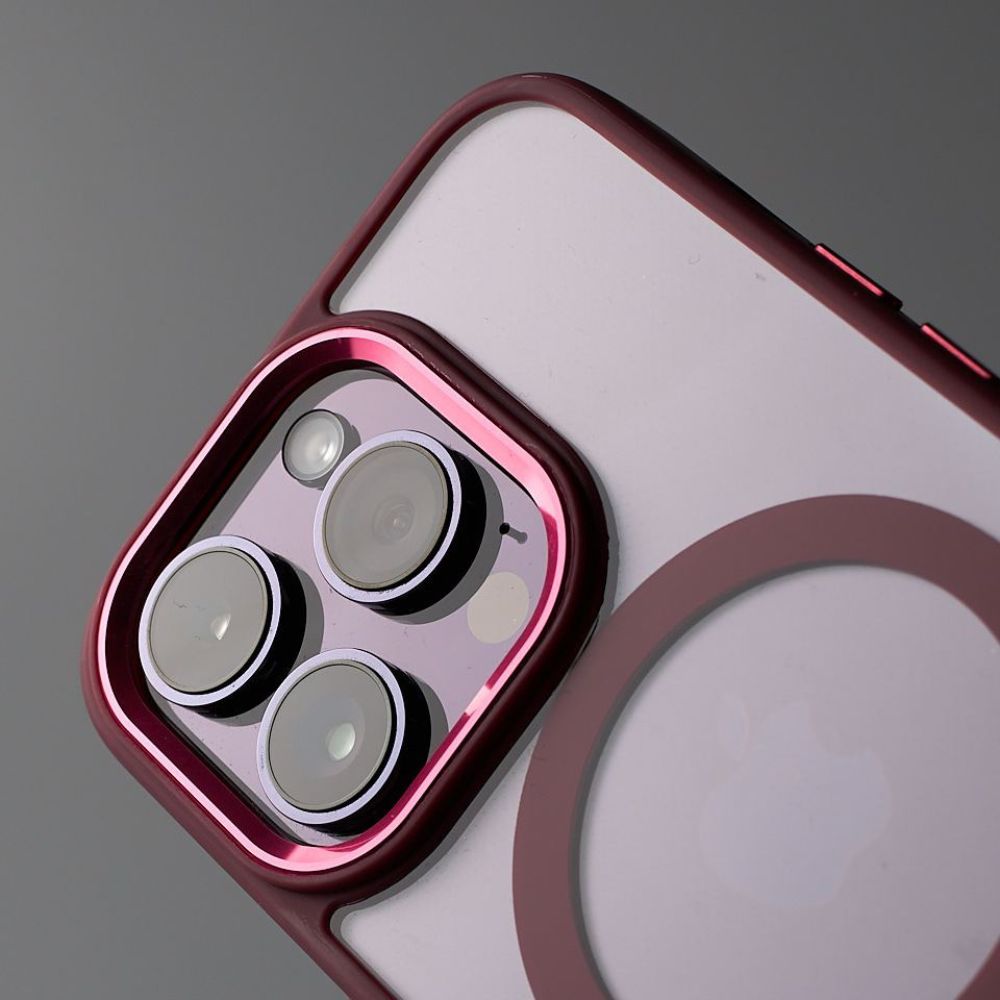 Silicone Magnetic iPhone Case Red