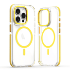 Yellow Transparent MagSafe iPhone Case