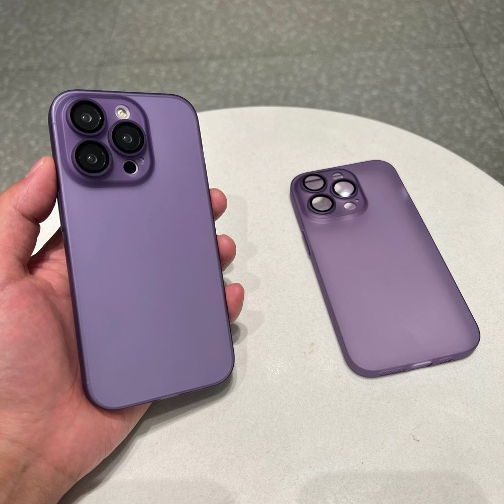 Purple Matte iPhone Case