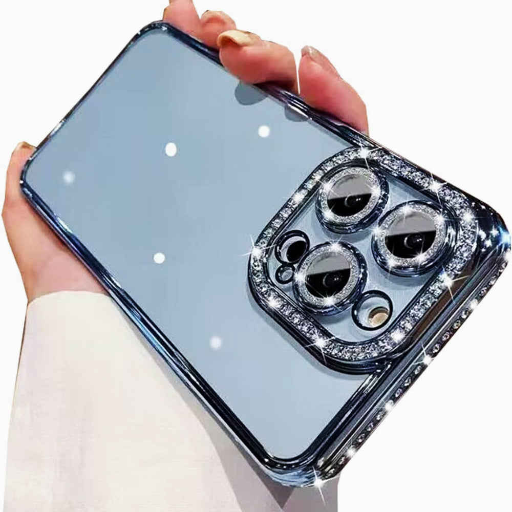 iPhone Clear Glitter Case