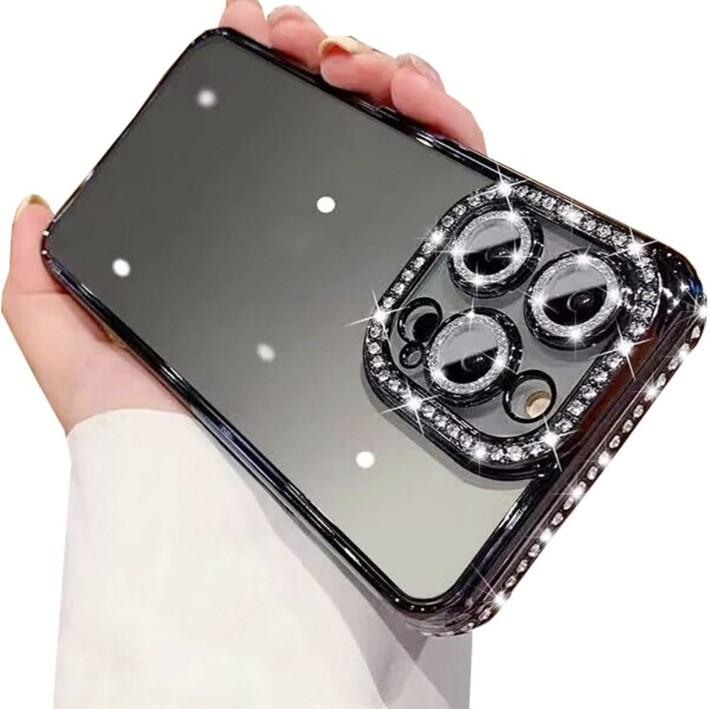 iPhone Clear Glitter Case