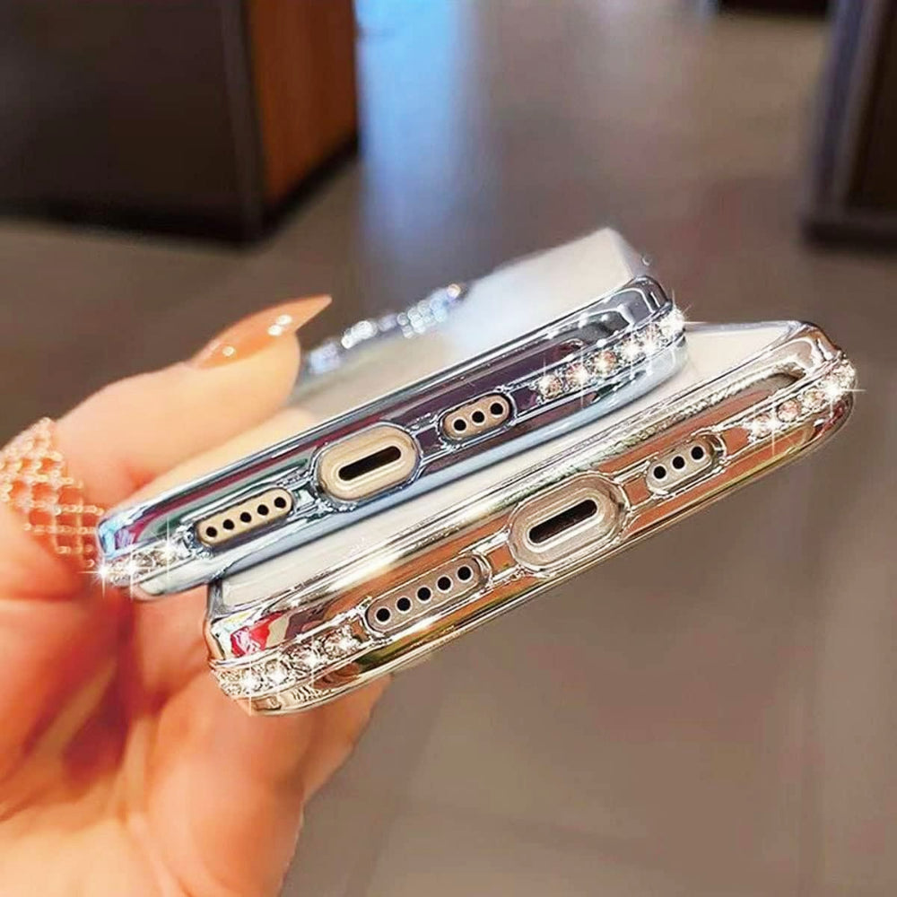 iPhone Clear Glitter Case