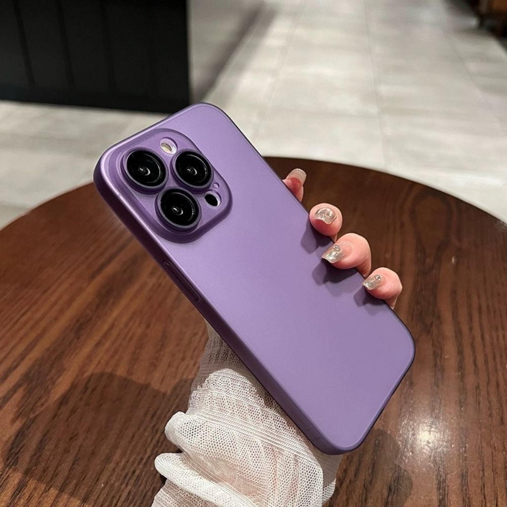 Purple Matte iPhone Case