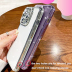 iPhone Clear Glitter Case
