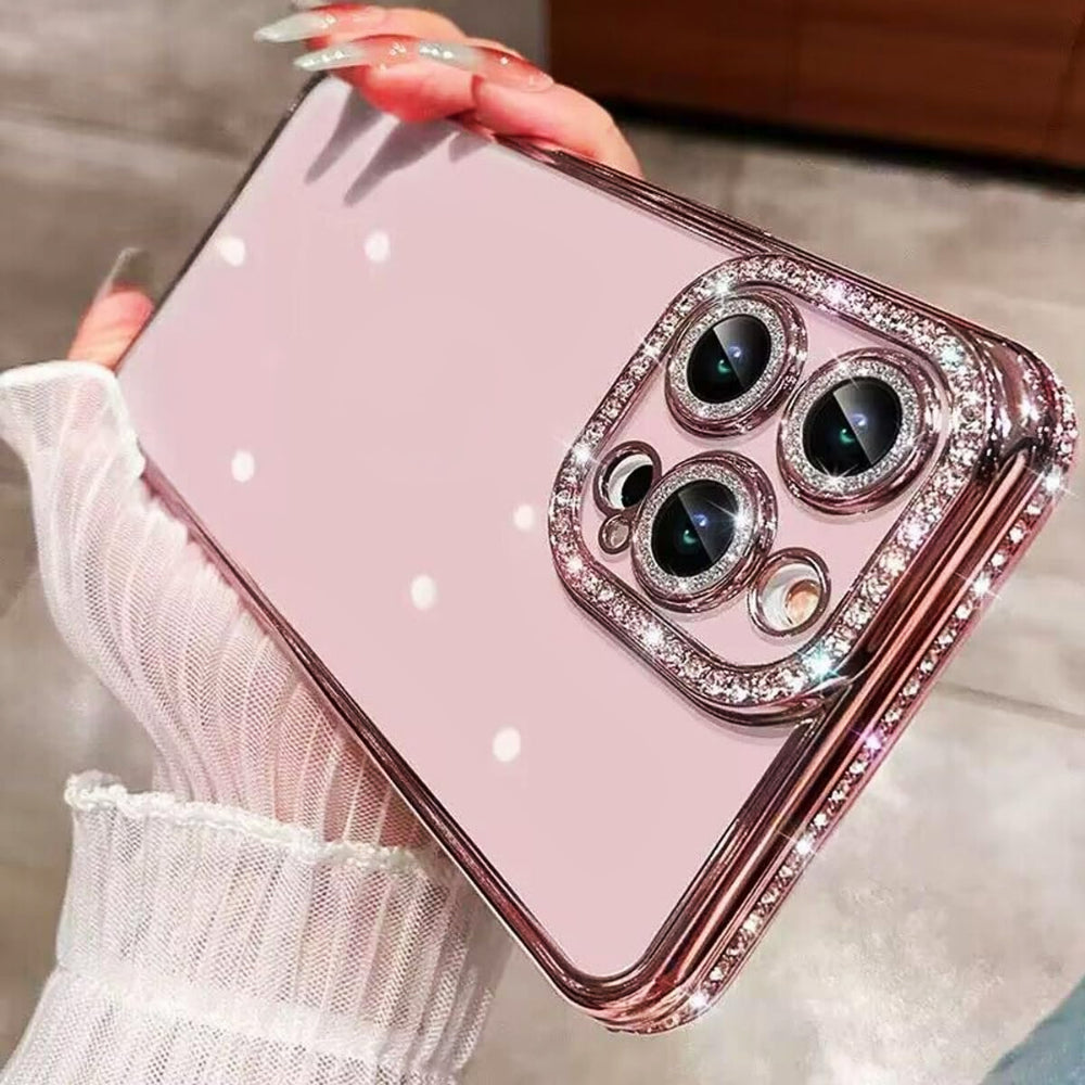 iPhone Clear Glitter Case