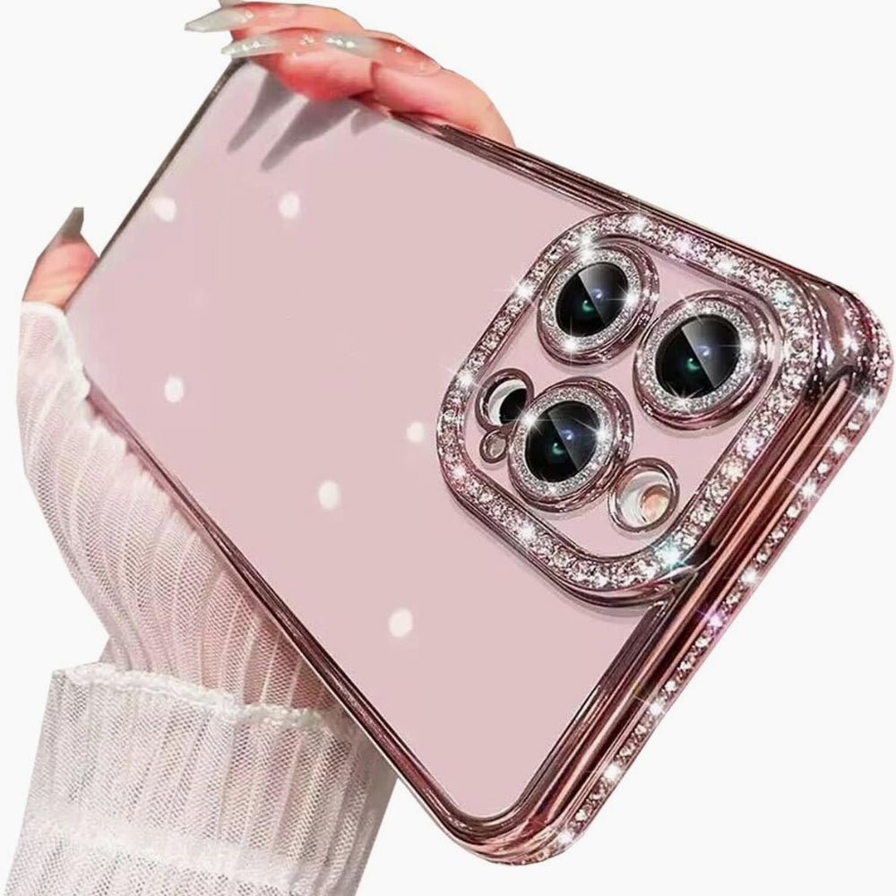 iPhone Clear Glitter Case
