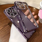 iPhone Clear Glitter Case